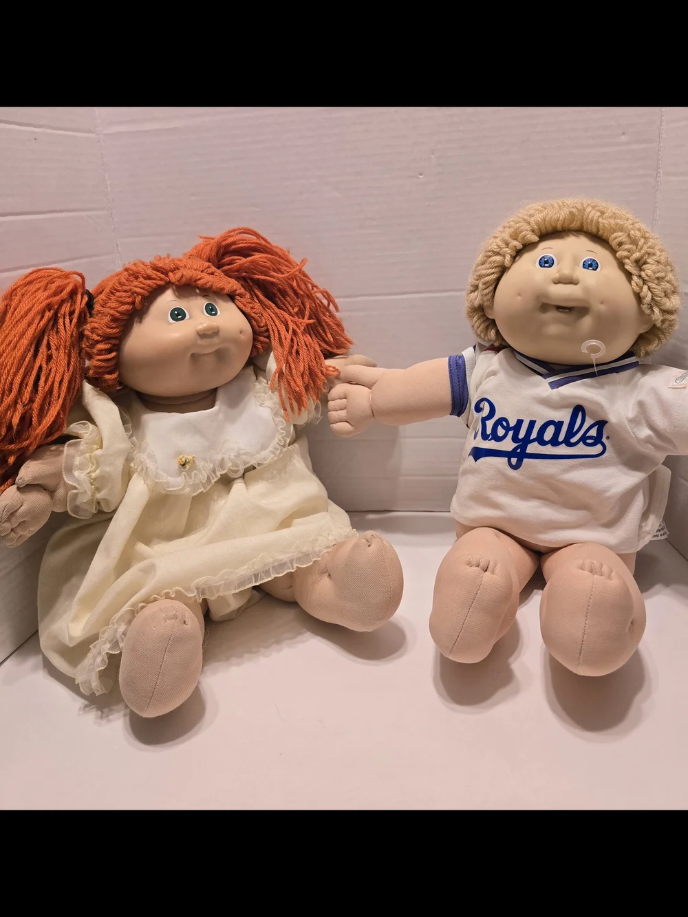 Blonde and Redhead Doll Set - Soft Body Plush Toys
